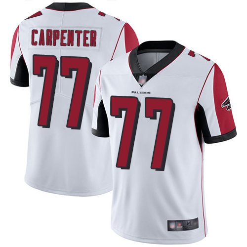 Atlanta Falcons Limited White Men James Carpenter Road Jersey NFL Football #77 Vapor Untouchable->atlanta falcons->NFL Jersey